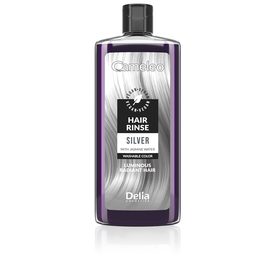 Delia Cameleo Silver hair rinse bottle