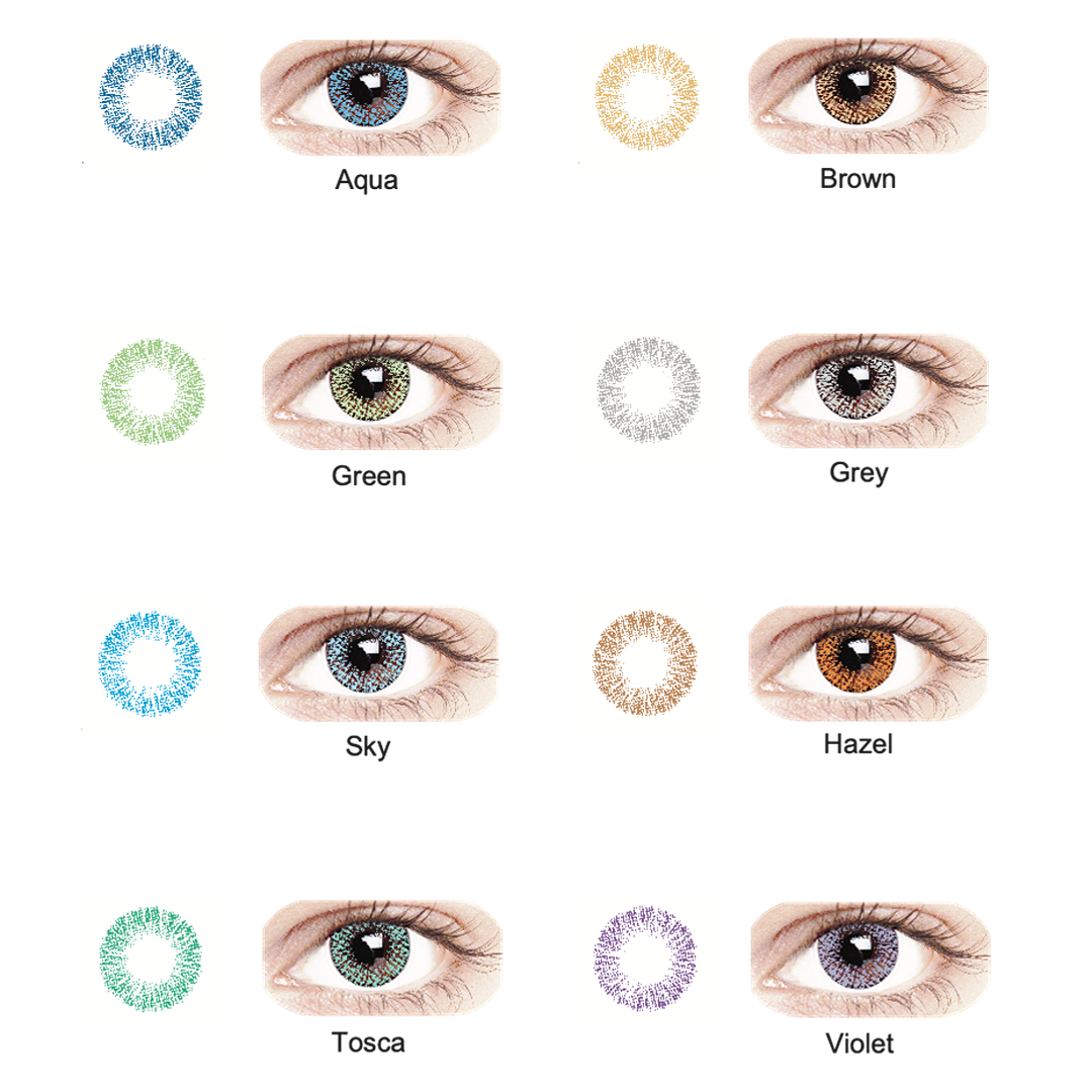 Daily color contact lenses deals