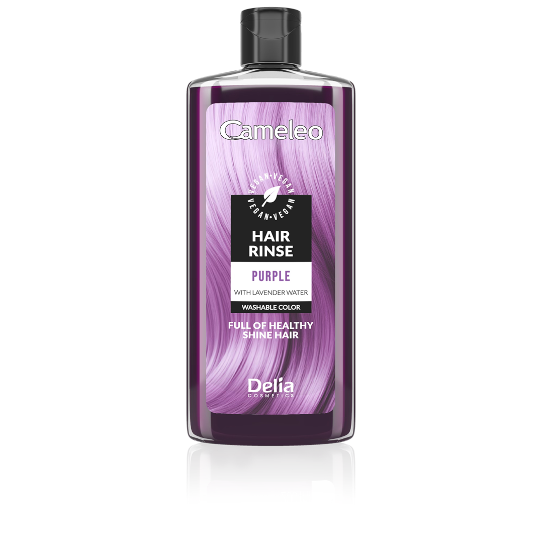 Delia Cameleo Purple hair rinse bottle
