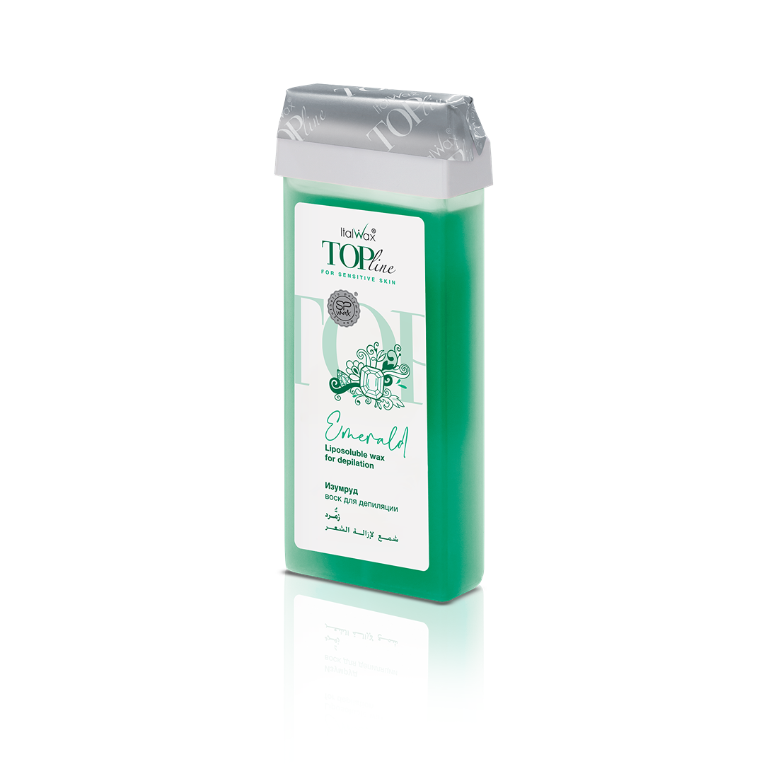 Italwax Top Line Emerald 100ml wax cartridges — 1 pack