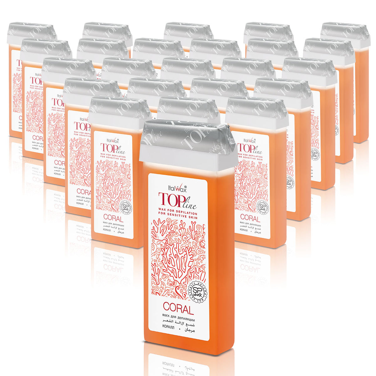 Top Line - Liposoluble Synthetic Warm Wax Cartridges - 100ml